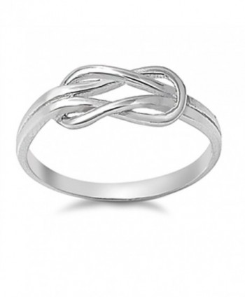 CHOOSE YOUR COLOR Sterling Silver Knot Ring - CW11Y23G09D