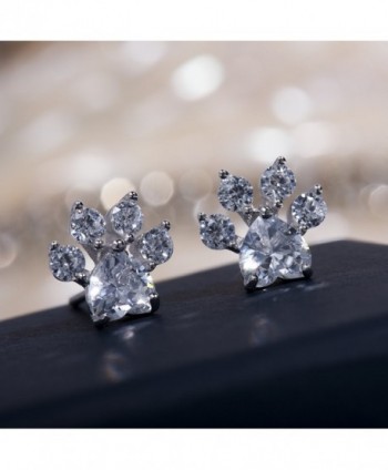 Earrings Sterling Silver Studs Crystal