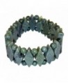 Connemara Marble Diamond Shaped Bracelet 8" - C6127WKM1LX