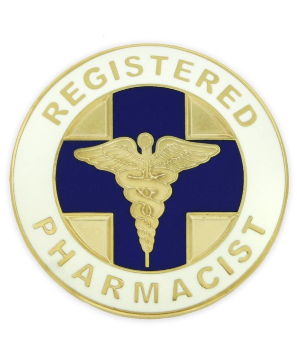 PinMart's Registered Pharmacist Medical Caduceus Lapel Pin - C711UR9D95J