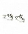 Sterling Silver Climber Crawler Earrings