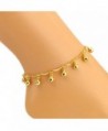 SusenstoneWomen Diamond Tassel Anklet Bracelet Barefoot Sandal Beach Foot Jewelry - CU125X4TU8R