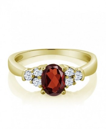 Garnet Yellow Plated Silver Available