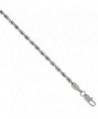 Surgical Steel Rope Chain 3/16 inch wide- available sizes 16- 18- 20- 24- 30 inch - C011C74APLR