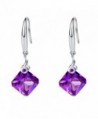 Sephla Sterling Sparkle Zirconia Earrings - Purple - CX188UNLST4