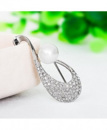 Fashion Jewelry Crystal Simulated Sliver Tone