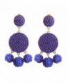 ELEARD Beaded Earrings Elegant Soriee - Royal Blue - CT1858QXO77
