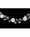 Handmade Beige Flower Pearls Necklace in Women's Jewelry Sets
