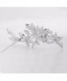 GULICX Silver Diamante Blossom Classic in Women's Brooches & Pins