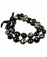 Barbra Collection Hawaiian Style Kukui Nut Lei Hand Painted Gold Turtle 32 Inches - C7127QGYL7F