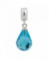 Birthstone Authentic Sterling Charms Turquoise in Women's Charms & Charm Bracelets
