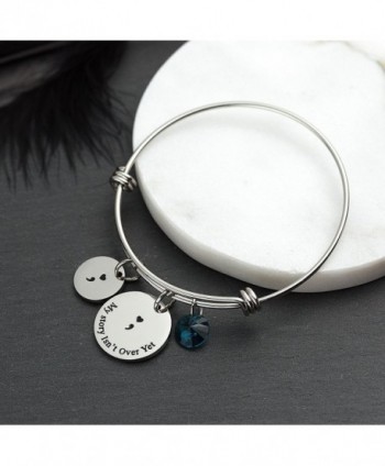 COMISAN Semicolon Expandable Inspirational Depression in Women's Bangle Bracelets