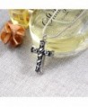 Stainless Antiqued Cremation Necklace Memorial in Women's Chain Necklaces