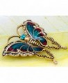 Alilang Antique Turquoise Vintage Butterfly