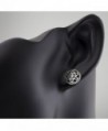 Sterling Silver Filigree Mandala Earrings in Women's Stud Earrings