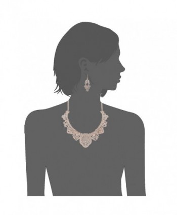EXCEED Jewelry Statement Necklace Earrings