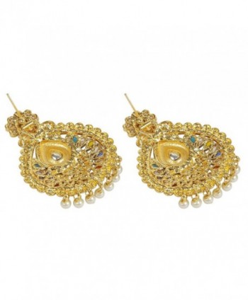 MUCHMORE Fashion Earrings Bollywood Jewelry in Women's Drop & Dangle Earrings