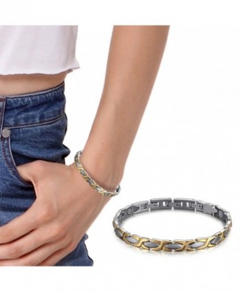 Rainso Titanium Magnetic Arthritis Wristband in Women's Link Bracelets