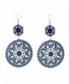 D EXCEED Women's Statement Cutout Butterfies Lace Filigree Dangle Earrings - CP12NGH4ZCR