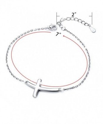 ATHENAA Sterling Sideways Necklace Bracelet