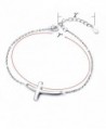 ATHENAA Sterling Sideways Necklace Bracelet