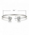 Silver Bracelet Zirconia Crystal Jewelry