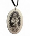 St Matthew Porcelain Oval Medal on Braided Cord | Patron Saint of Accountants- Guards and Stockbrokers - CK1855IHIT8