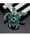 Silvercell Turtles Austrian Rhinestone Crystal in Women's Brooches & Pins
