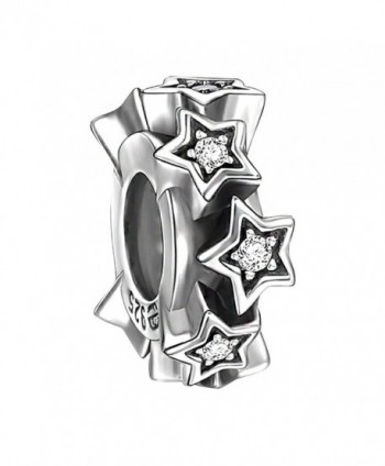 SOUFEEL Stars Halloween Charm 925 Sterling Silver Charms Stopper for Bracelets and Necklaces - C212DDQVDPZ