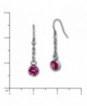 Amello Stainless earrings Swarovski ESOS06P in Women's Drop & Dangle Earrings
