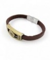 Fashion Bracelet Leather Braided Adjustable