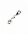 1 1/4" - 12" Silver Plated Double 12MM Lobster Claw Chain/Necklace Extender - Nickel Free - CG129VQTBYV