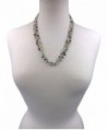 BjB Amazonite Beaded Infinity Necklace in Women's Strand Necklaces