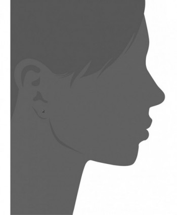 Stainless Zirconia Earrings Regetta Jewelry in Women's Stud Earrings