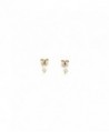HONEYCAT Mini Diamond Shape Geo Stud Earrings in Gold- Rose Gold- Silver | Minimalist- Delicate Jewelry - Gold - C017YGHZ0QA