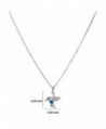 Hummingbird Necklace Blue Pendant Women in Women's Pendants