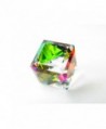 Vitrail Medium Tilted Cube Finest Austrian Crystal Stud Earrings- 8mm - CZ1130F01OT