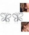 Earring Sterling Hypoallergenic Butterfly Earrings - CE184C3TXGU