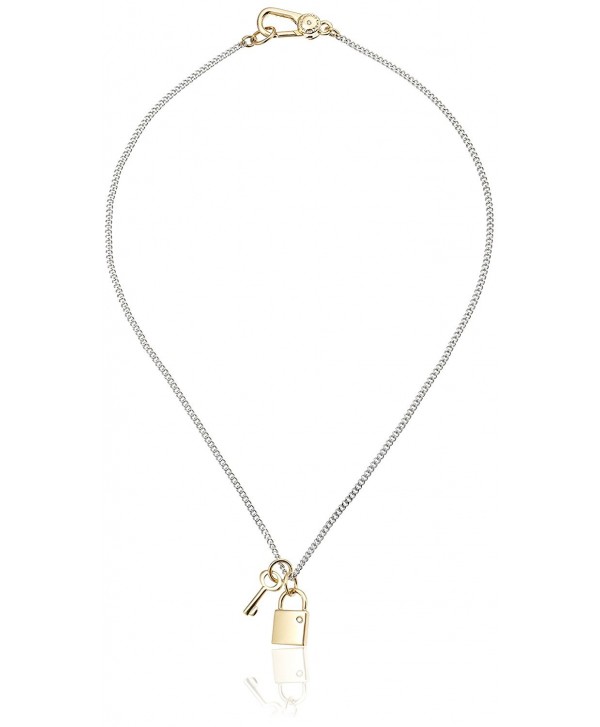 MARC BY MARC JACOBS Lock And Key Pendant Necklace - Argento Multi - CF11OGN84OD