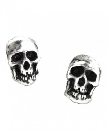 Death studs Earrings by Alchemy Gothic- England - CR115A2DLQ9