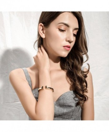 Stainless Steel Plated Bangle Bracelet in Women's Cuff Bracelets