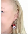 Minnie Mickey Dangle Earrings Pashal in Women's Drop & Dangle Earrings