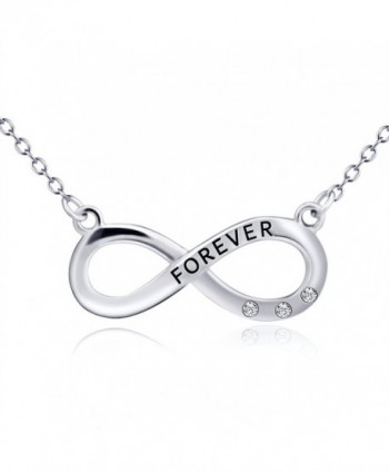 Valentines Sterling Infinity Necklace Girlfriend