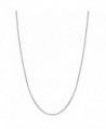 925 Sterling Silver 1mm Thin Italian Box Chain Necklace All Sizes 14" - 36" - C5129IKMMPF