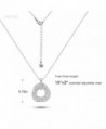 Pendant Necklace Interlocking Circles Jewelry in Women's Pendants