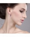 Sterling Silver Purple Amethyst Earrings in Women's Drop & Dangle Earrings