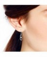 Elaborate Ribbon Sterling Silver Earrings in Women's Drop & Dangle Earrings