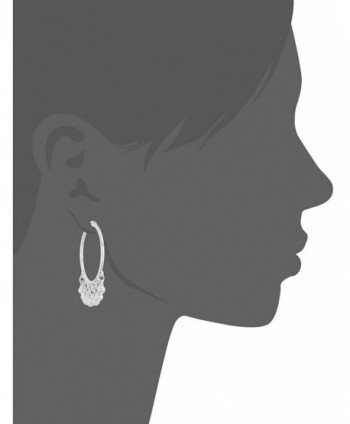 tahari essentials bright silver earrings