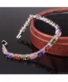 GULICX Elegant Bracelet coloured Zirconia in Women's Tennis Bracelets