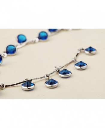 Neoglory Jewelry Teardrop Platinum Earrings